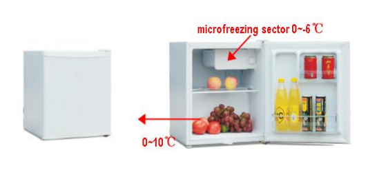 便携式小型单门迷你饮料吧冰箱